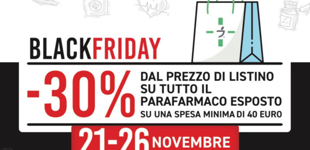 Black Friday in Farmacia San Giorgio a Maser